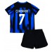 Inter Milan Juan Cuadrado #7 Babykleding Thuisshirt Kinderen 2023-24 Korte Mouwen (+ korte broeken)